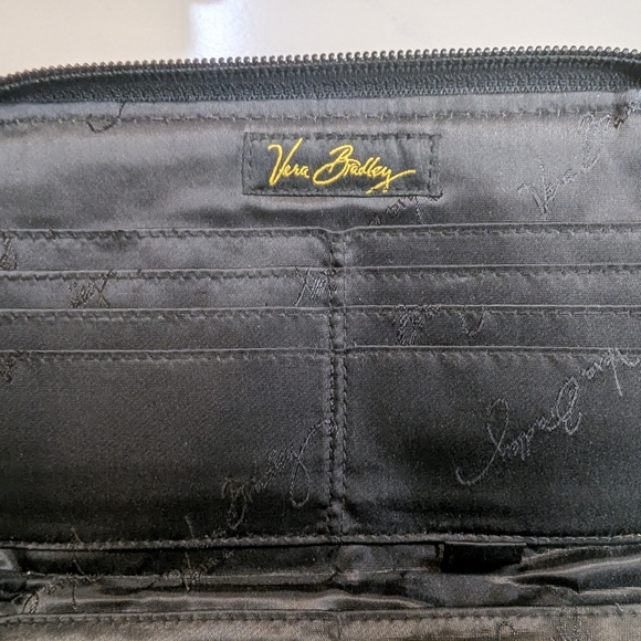 Vera Bradley Quilted Multicolor Paisley Floral Wallet/Wristlet - Picture 6 of 7